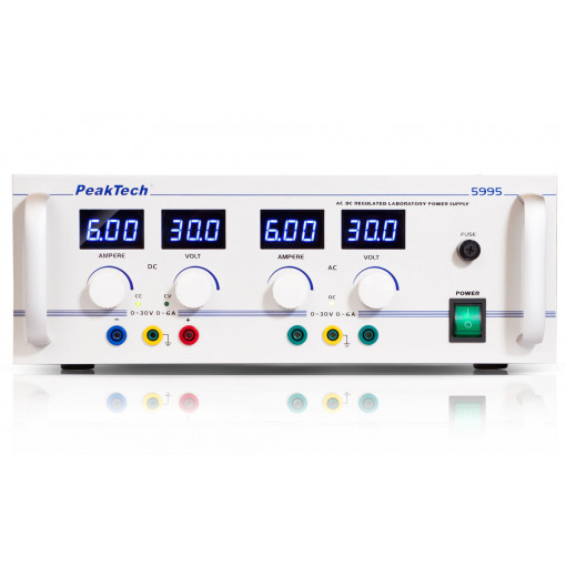 P 5995; Power supply: laboratory; AC/DC,adjustable,multi-channel; 0÷6A; PEAKTECH
