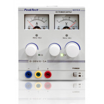P 6015; Power supply: laboratory; single-channel,adjustable; 0÷30VDC; PEAKTECH P 6015; Power supply: laboratory; single-channel,adjustable; 0÷30VDC; PEAKTECH