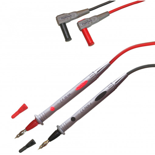 TKS-4; Set of test leads; Inom: 10A; Len: 1.2m; insulated; Quan: 2pcs.; PEAKTECH TKS-4; Set of test leads; Inom: 10A; Len: 1.2m; insulated; Quan: 2pcs.; PEAKTECH