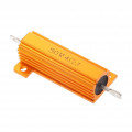 AHP50W-8RJ: Rezistori 50W;Resistor: wire-wound; with heatsink; 8Ω; 50W; ±5%; 50ppm/°C; 38.5mm