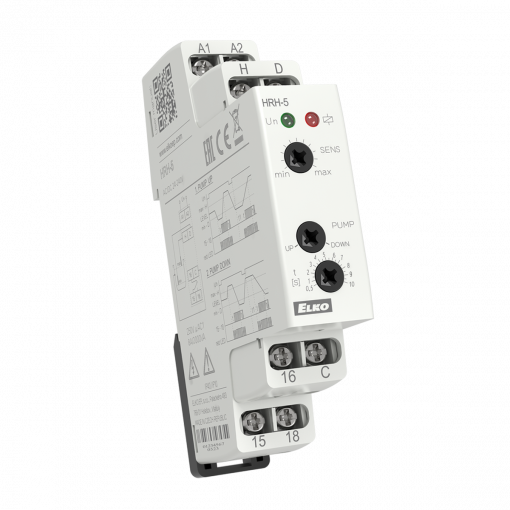 HRH-5/UNI: Uzraudzības releji;Module: level monitoring relay; conductive fluid level; DIN HRH-5/UNI: Uzraudzības releji;Module: level monitoring relay; conductive fluid level; DIN