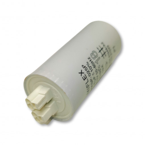 I520U618K-F00: Kondensatori lampām;Capacitor: for discharge lamp; 18uF; 250VAC; ±10%; Ø35x73mm; V: 6