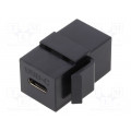 NK0032: Savienojumi USB un IEEE1394;Socket; coupler; female x2; USB C socket x2; straight; Keystone NK0032: Savienojumi USB un IEEE1394;Socket; coupler; female x2; USB C socket x2; straight; Keystone