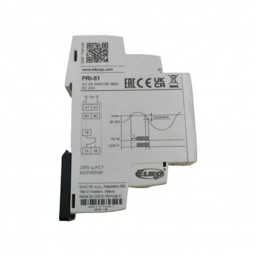 PRI-51/1A: Uzraudzības releji;Module: current monitoring relay; AC current; Usup: 24÷240VAC