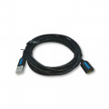 CBIBI: USB vadi un adapteri;Cable; USB 2.0; USB A socket,USB A plug; nickel plated; 3m; black