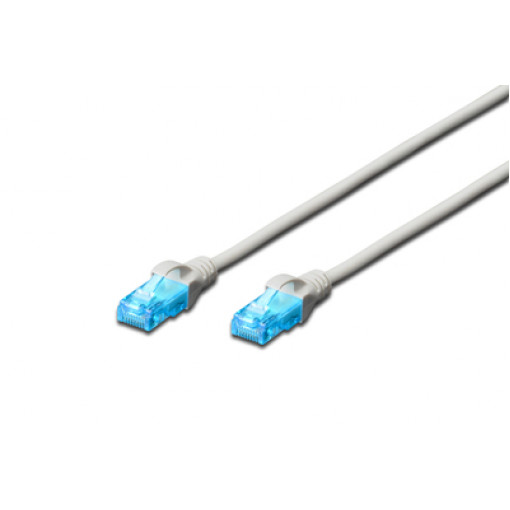 DK-1511-030: Kabeļi ar savienojumiem RJ45;Patch cord; U/UTP; 5e; stranded; Cu; PVC; grey; 3m DK-1511-030: Kabeļi ar savienojumiem RJ45;Patch cord; U/UTP; 5e; stranded; Cu; PVC; grey; 3m