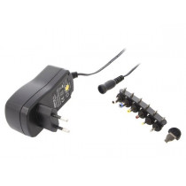 ESPE-30UN-W2E-MP: Kontaktdakšas barošanas adapteri;Power supply: switched-mode; universal; 3VDC,; 2.25A; 27W; plug