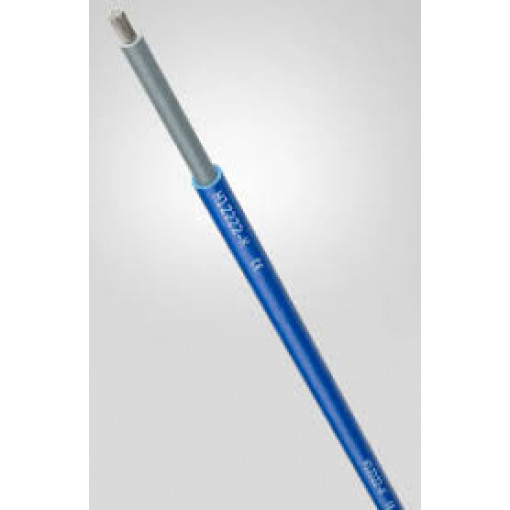 1023789: Vadi 1-dzīslu - trose;Wire; EN50618,H1Z2Z2-K; stranded; Cu; 4mm2; blue; 1/1kV; Class: 6 1023789: Vadi 1-dzīslu - trose;Wire; EN50618,H1Z2Z2-K; stranded; Cu; 4mm2; blue; 1/1kV; Class: 6