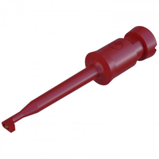 KLEPS 2 RT: Mērīšanas turētāji;Clip-on probe; hook type; 6A; 60VDC; red; Plating: gold-plated KLEPS 2 RT: Mērīšanas turētāji;Clip-on probe; hook type; 6A; 60VDC; red; Plating: gold-plated