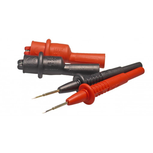MKS-10: Mērīšanas vadu komplekti ar aksesuāriem;Test acces: set of test leads; 10A; black,red
