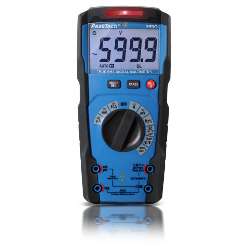P 3350: Ciparu multimetri portatīvi;Digital multimeter; LCD (6000); VDC: 60mV,600mV,6V,60V,600V