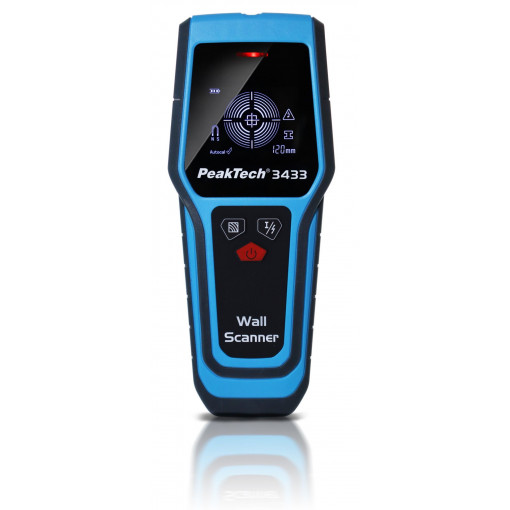 P 3433: Kabeļu, metālu lokalizatori;Non-contact detection of wood, metal and cables; LCD; IP54