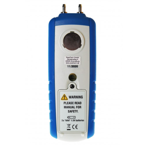 P 5144; Manometer; 0÷200mbar; LCD; Interface: USB; Meter: differential; PEAKTECH; PKT-P5144