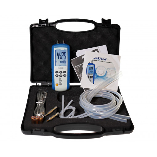 P 5144; Manometer; 0÷200mbar; LCD; Interface: USB; Meter: differential; PEAKTECH; PKT-P5144