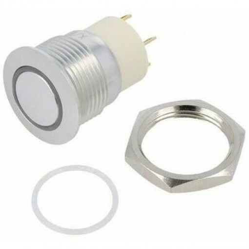 PVA6LRE21231, Switch: vandal resistant; Pos: 2; SPST-NO; 2A/36VDC; IP67; OFF-ON, E-SWITCH PVA6LRE21231, Switch: vandal resistant; Pos: 2; SPST-NO; 2A/36VDC; IP67; OFF-ON, E-SWITCH