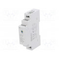 50917: Barošanas avoti DIN sliedei;Power supply: switched-mode; 15W; 24VDC; 0.625A; 220÷240VAC; 70g