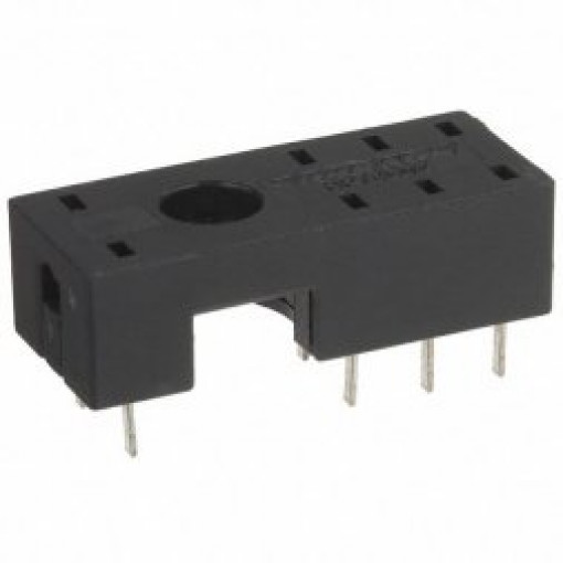 1860991-1; Socket; PIN: 8; 16A; 240VAC; PCB,THT; round pin; -25÷70°C; SCHRACK; RT78602 1860991-1; Socket; PIN: 8; 16A; 240VAC; PCB,THT; round pin; -25÷70°C; SCHRACK; RT78602