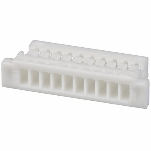 SHR-10V-S-B: Signālu savienojumi raster 1,00mm;Plug; wire-board; female; SH; 1mm; PIN: 10; w/o contacts; for cable SHR-10V-S-B: Signālu savienojumi raster 1,00mm;Plug; wire-board; female; SH; 1mm; PIN: 10; w/o contacts; for cable
