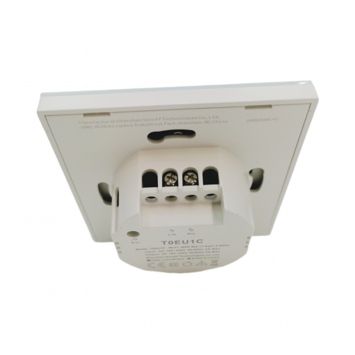 T0EU1C: Ēkas automātika;Touch switch; TX; 100÷240VAC; in mounting box; -10÷40°C; 433MHz T0EU1C: Ēkas automātika;Touch switch; TX; 100÷240VAC; in mounting box; -10÷40°C; 433MHz
