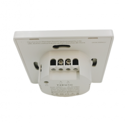 T2EU1C: Ēkas automātika;Touch switch; TX; 100÷240VAC; in mounting box; -10÷40°C; 433MHz T2EU1C: Ēkas automātika;Touch switch; TX; 100÷240VAC; in mounting box; -10÷40°C; 433MHz