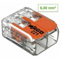 221-612; Quick splice; 221; spring clamp; 0.5÷6mm2; 450V; 41A; for cable; WAGO; 221-612