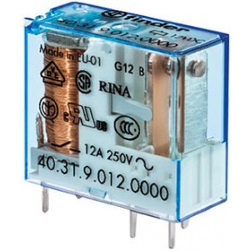40.31.7.024.1020: Elektromagnētiski releji miniatūru;Relay: electromagnetic; SPDT; Ucoil: 24VDC; 10A/250VAC; 10A/30VDC