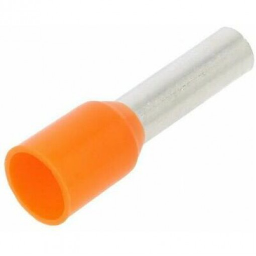 100 pcs set; BM00708; Tip: bootlace ferrule; insulated; copper; 4mm2; 10mm; tinned; 12AWG; BM GROUP; BM00708 100 pcs set; BM00708; Tip: bootlace ferrule; insulated; copper; 4mm2; 10mm; tinned; 12AWG; BM GROUP; BM00708