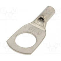 BM013431: Neizolēti savienotāji;Tip: ring tube; M10; 6mm2; crimped; for cable; non-insulated; 10AWG BM013431: Neizolēti savienotāji;Tip: ring tube; M10; 6mm2; crimped; for cable; non-insulated; 10AWG