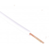 100 m set; FLYW1.00-WH; Wire; FLYW; 1x1mm2; stranded; Cu; PVC; white; 60V; 100m; Ø: 2.7mm; BQ CABLE; FLYW1.00-WH