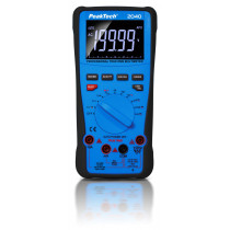 P 2040: Ciparu multimetri portatīvi;Digital multimeter; USB; LCD 4,5 digit (20000); -20÷1000°C