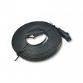 IBABJ: Kabeļi ar savienojumiem RJ45;Patch cord; UTP; 6; Cu; PVC; black; 5m; RJ45 plug,both sides; 32AWG