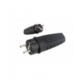 D.3158L: Vienfāzes tīkla savienojumi;Connector: AC supply; male; plug; 2P+PE; 250VAC; 16A; black; PIN: 3 D.3158L: Vienfāzes tīkla savienojumi;Connector: AC supply; male; plug; 2P+PE; 250VAC; 16A; black; PIN: 3