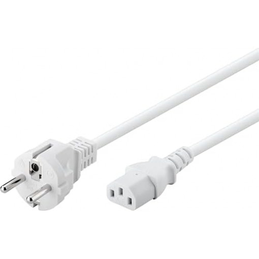 96039: Datoru un universāli elektrības vadi;Cable; IEC C13 female,IEC C14 male; PVC; 2m; white; 10A; 250V 96039: Datoru un universāli elektrības vadi;Cable; IEC C13 female,IEC C14 male; PVC; 2m; white; 10A; 250V