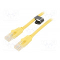 IBEYH; Patch cord; U/UTP; 6; CCA; PVC; yellow; 2m; RJ45 plug,both sides; VENTION; IBEYH