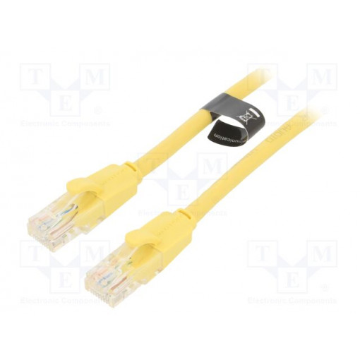 IBEYH; Patch cord; U/UTP; 6; CCA; PVC; yellow; 2m; RJ45 plug,both sides; VENTION; IBEYH IBEYH; Patch cord; U/UTP; 6; CCA; PVC; yellow; 2m; RJ45 plug,both sides; VENTION; IBEYH
