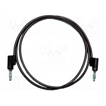 BU-PB12-0; Test lead; 15A; banana plug 4mm,both sides; Urated: 1kV; Len: 0.3m; MUELLER ELECTRIC; BU-PB12-0 BU-PB12-0; Test lead; 15A; banana plug 4mm,both sides; Urated: 1kV; Len: 0.3m; MUELLER ELECTRIC; BU-PB12-0