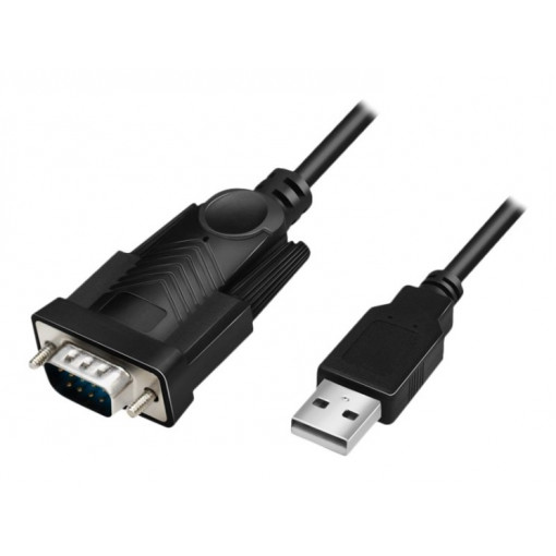 AU0048A, USB to RS232 converter; D-Sub 9pin male,USB A plug; 1.5m; black, LOGILINK AU0048A, USB to RS232 converter; D-Sub 9pin male,USB A plug; 1.5m; black, LOGILINK
