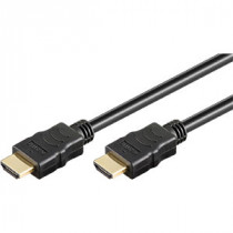 60626; Cable; HDCP 2.2,HDMI 2.0; HDMI plug,both sides; 10m; black; 30AWG; Goobay; GOOBAY-60626