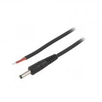 P40-TT-T075-150BK, Cable; wires,DC 4,0/1,7 plug; straight; 0.75mm2; black; 1.5m, WEST POL P40-TT-T075-150BK, Cable; wires,DC 4,0/1,7 plug; straight; 0.75mm2; black; 1.5m, WEST POL