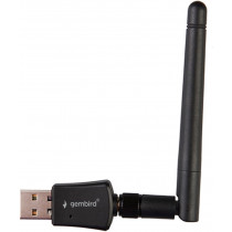 WNP-UA300P-02, PC extension card: WiFi network; USB A plug; USB 2.0; black, GEMBIRD WNP-UA300P-02, PC extension card: WiFi network; USB A plug; USB 2.0; black, GEMBIRD