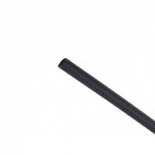 WRDPC120040001003KC1; Heat shrink sleeve; glued; 3: 1; 12mm; L: 1m; black; Temp: -25÷125°C; RADPOL; RPKH1-12/4X1-C