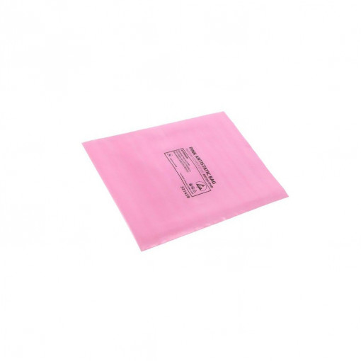 001-0008; Protection bag; ESD; L: 203mm; W: 152mm; Thk: 75um; 100pcs; pink; ANTISTAT 001-0008; Protection bag; ESD; L: 203mm; W: 152mm; Thk: 75um; 100pcs; pink; ANTISTAT
