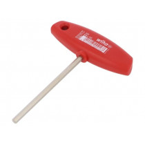 00916; Key; hexagon keys; HEX 5mm; Overall len: 182mm; Kind of handle: T; WIHA 00916; Key; hexagon keys; HEX 5mm; Overall len: 182mm; Kind of handle: T; WIHA