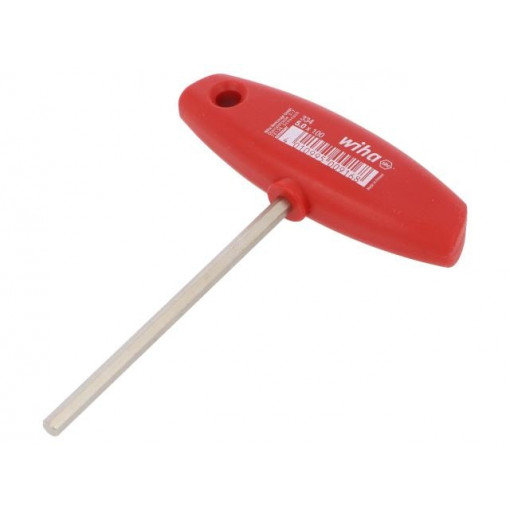 00916; Key; hexagon keys; HEX 5mm; Overall len: 182mm; Kind of handle: T; WIHA 00916; Key; hexagon keys; HEX 5mm; Overall len: 182mm; Kind of handle: T; WIHA
