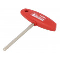 00921; Key; hexagon keys; HEX 6mm; Overall len: 132mm; Kind of handle: T; WIHA