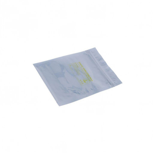 013-0003; Protection bag; ESD; L: 152mm; W: 102mm; Thk: 75um; 100pcs; <10GΩ; ANTISTAT