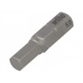 01707; Screwdriver bit; Allen hex key; HEX 5mm; Overall len: 25mm; WIHA