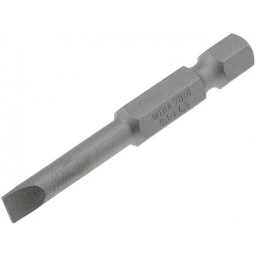 01796; Screwdriver bit; slot; 5,5x1,0mm; Overall len: 50mm; WIHA
