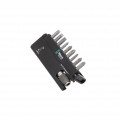 05056161001; Kit: screwdriver bits; Pcs: 10; Phillips,Pozidriv®,slot; 25mm; WERA