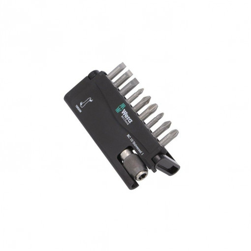 05056161001; Kit: screwdriver bits; Pcs: 10; Phillips,Pozidriv®,slot; 25mm; WERA 05056161001; Kit: screwdriver bits; Pcs: 10; Phillips,Pozidriv®,slot; 25mm; WERA